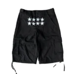 Peaceinwar “dream” cargo shorts (black)
