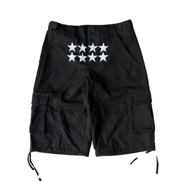 Peaceinwar “dream” cargo shorts (black)