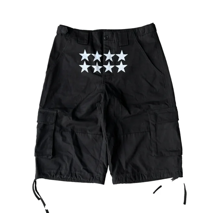 download (5) Peaceinwar “dream” cargo shorts (black)