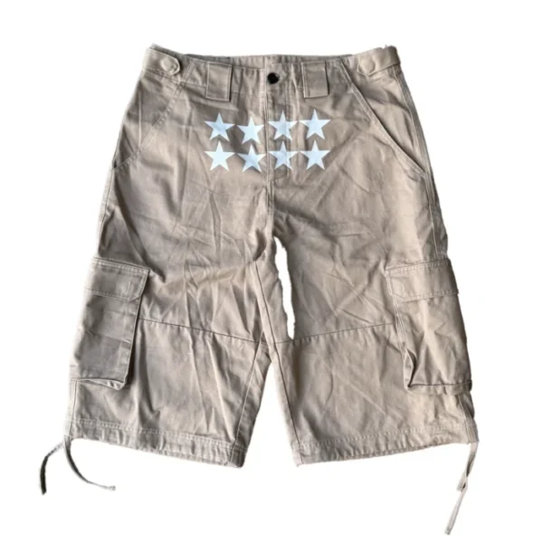 Peaceinwar “dream” cargo shorts (khaki)