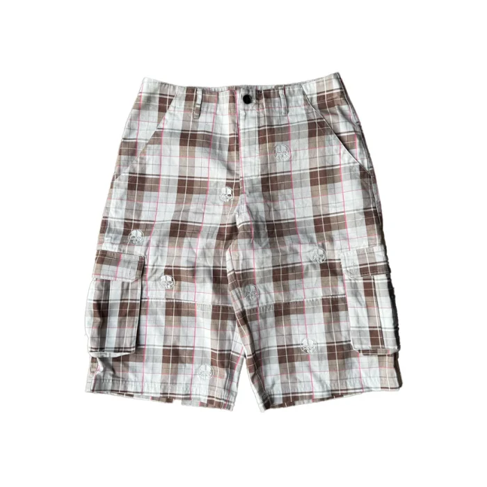 download (7) Peaceinwar “picnic” plaid shorts