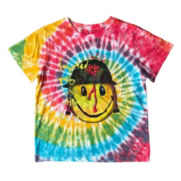 Peaceinwar “draft” tie dye T Shirt