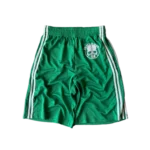 peaceinwar green “skull” shorts