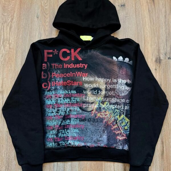 peaceinwar f*ck the industry hoodie